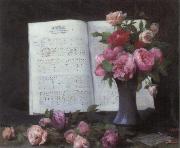 Charles Schreiber Rose Nocturne France oil painting artist